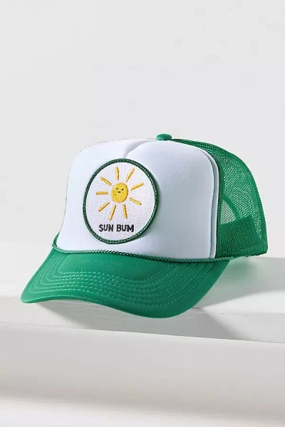 Friday Feelin Sun Bum Trucker Hat In Green