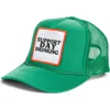 Friday Feelin ' Support Day Drinking Patch Trucker Hat In Green