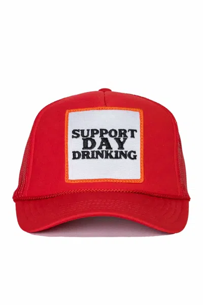 Friday Feelin Support Day Drinking Red