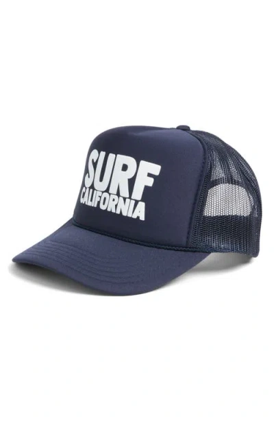 Friday Feelin ' Surf Ca Trucket Hat In Blue