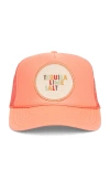 Friday Feelin Tequila Lime Salt Hat In Coral