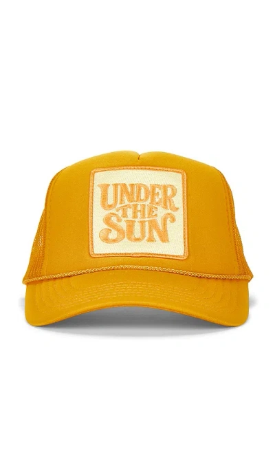 Friday Feelin Under The Sun Hat In Yellow