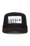 Friday Feelin Unisex Locals Only Hat In Black In Black