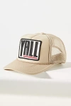 Friday Feelin Yall Trucker Hat In Beige