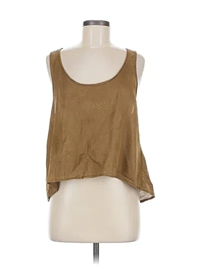 Pre-owned Friday's Project Sleeveless Blouse In Brown