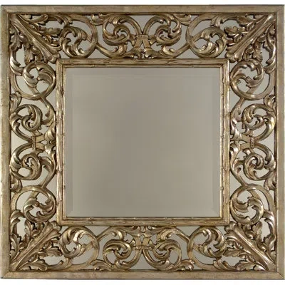 Friedman Brothers Berkeley Traditional Beveled Accent Mirror In Gold