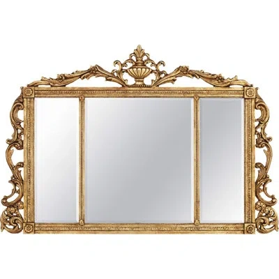 Friedman Brothers Country Life Traditional Beveled Accent Mirror In Gold