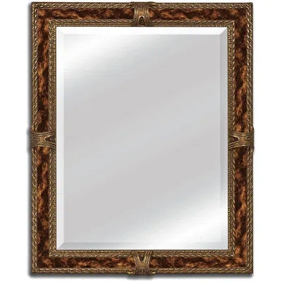 Friedman Brothers Fairhaven Ornate Traditional Beveled Accent Mirror