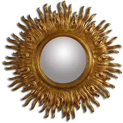 Friedman Brothers Helios Traditional Beveled Accent Mirror In Gold