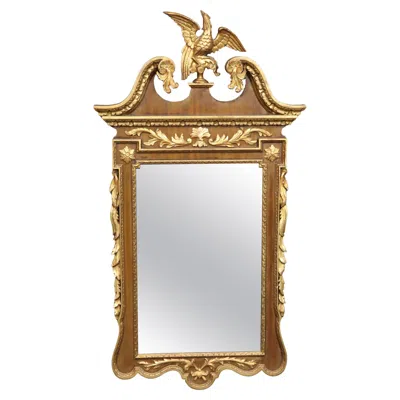 Pre-owned Friedman Brothers Italian Hand-made American Federal Style Eagle Mirror Style  In Brown