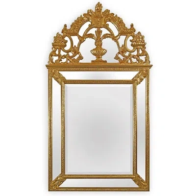 Friedman Brothers Le Rochambeau Traditional Beveled Accent Mirror In Gold