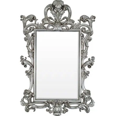 Friedman Brothers Leonardo Traditional Beveled Accent Mirror In Silver