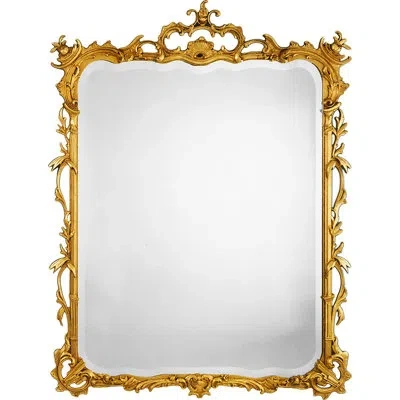 Friedman Brothers Lord Lyleton Traditional Beveled Accent Mirror In Gold