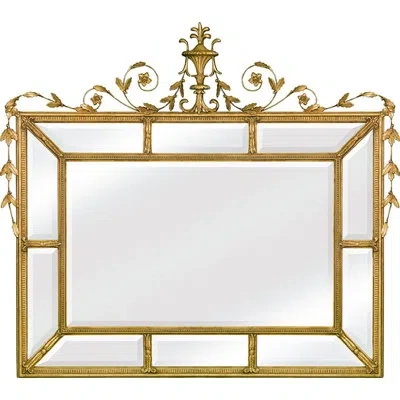 Friedman Brothers Lord Shelburne Traditional Beveled Accent Mirror In Gold