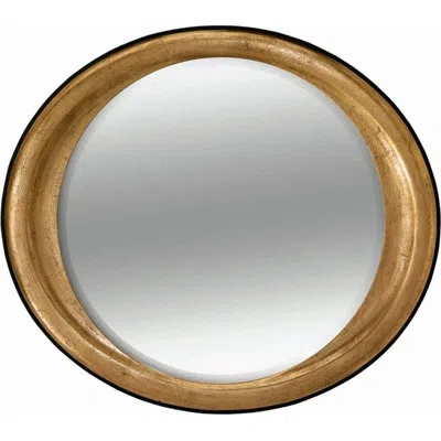 Friedman Brothers Notting Hill Modern & Contemporary Beveled Accent Mirror In Gold