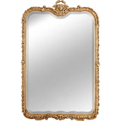 Friedman Brothers St. Christopher Cathedral Traditional Beveled Accent Mirror In Gold