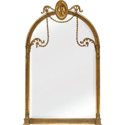 Friedman Brothers The Antoinette Traditional Beveled Accent Mirror In Gold