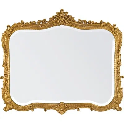 Friedman Brothers The Beaupre Traditional Beveled Accent Mirror In Gold