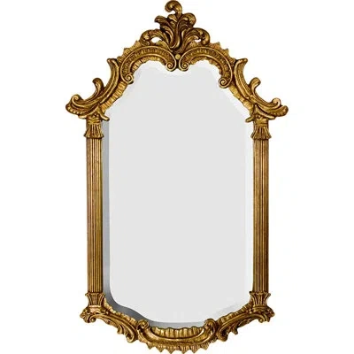 Friedman Brothers The Cardinal Mazarin Traditional Beveled Accent Mirror In Gold