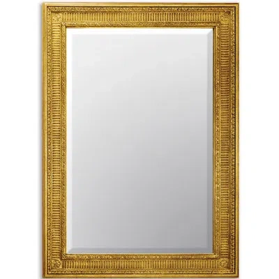 Friedman Brothers The Christopher Traditional Beveled Accent Mirror In Gold
