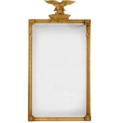 Friedman Brothers The Continental Congress Traditional Beveled Accent Mirror In Gold