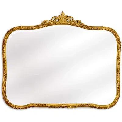 Friedman Brothers The Geneva Traditional Beveled Accent Mirror In Gold