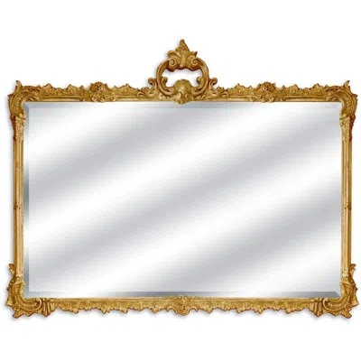 Friedman Brothers The Gloucester Traditional Beveled Accent Mirror In Gold