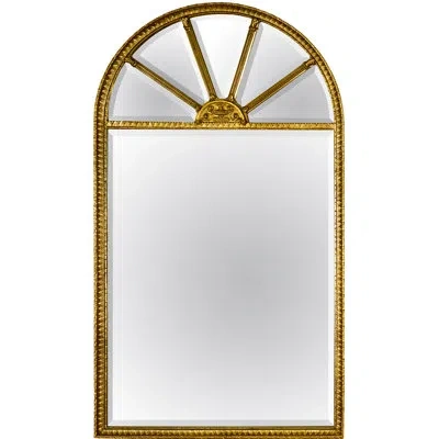 Friedman Brothers The Hathaway Home Traditional Beveled Accent Mirror In Gold