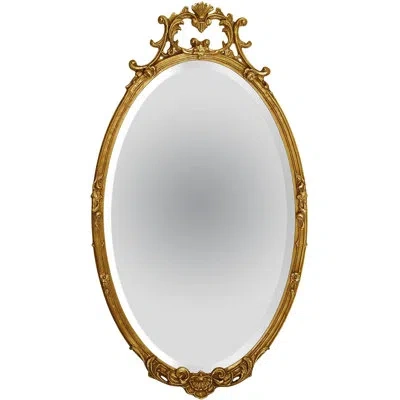 Friedman Brothers The Havenswood Traditional Beveled Accent Mirror In Gold
