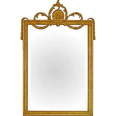 Friedman Brothers The Ogilvy Traditional Beveled Accent Mirror In Gold