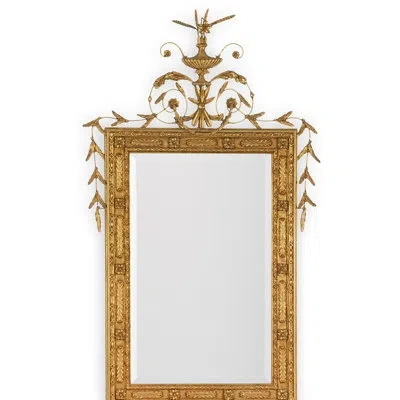 Friedman Brothers The Oglethorpe Traditional Beveled Accent Mirror In Gold