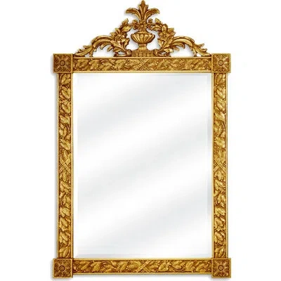 Friedman Brothers The Pointe Brion French Country Beveled Accent Mirror In Gold