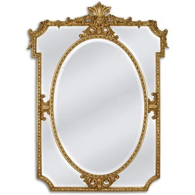 Friedman Brothers The Royale De France Traditional Beveled Accent Mirror In Gold