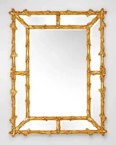 Friedman Brothers The Seven Oaks 48" Wall Mirror In Classic Gold