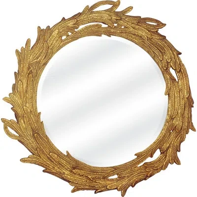 Friedman Brothers The St. Michelle Traditional Beveled Accent Mirror In Gold