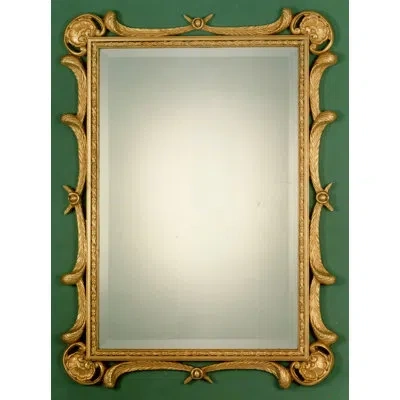 Friedman Brothers The Swansa Traditional Beveled Accent Mirror In Gold