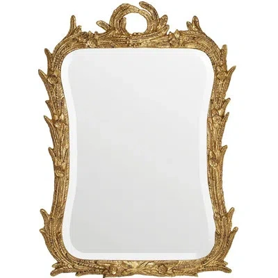 Friedman Brothers The Thorpe Traditional Beveled Accent Mirror In Gold