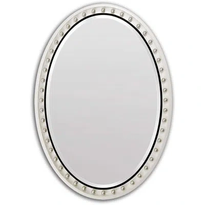 Friedman Brothers Thomkins Tavern Modern & Contemporary Beveled Accent Mirror In Silver