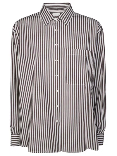 Friedman Button-down Shirt With Vibrant Foulard Print Back In Multi