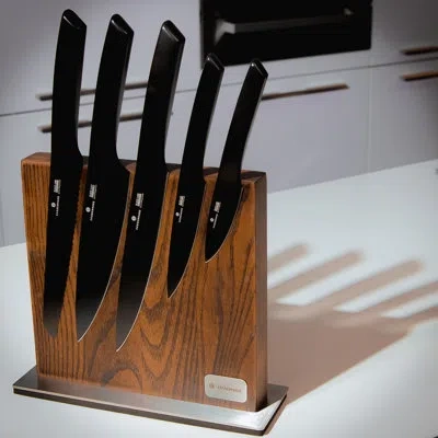 Frieling 10" Magnetic Knife In Black;brown