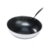 Frieling 20.47" Non-stick Ceramic Wok In Silver;black
