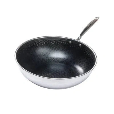 Frieling 20.47" Non-stick Ceramic Wok In Silver;black