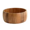 Frieling Acacia Wood Calabash Bowl, Large 5-inch X 12-inch Diameter In Brown