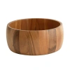 Frieling Acacia Wood Calabash Bowl, Large 5-inch X 12-inch Diameter In Brown
