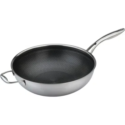 FRIELING FRIELING BLACK CUBE 12-1/2 INCH STAINLESS/NONSTICK HYBRID WOK