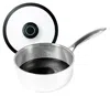 Frieling Black Cube Hybrid Quick Release 2.5 Quart Saucepan, 8-inch
