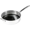 Frieling Black Cube Hybrid Quick Release 4.5-quart Saute Pan W/lid, 11-inch In Silver