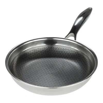 Frieling Black Cube Hybrid Quick Release Frying Pan In Stainless Steel;black