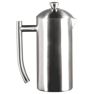 Frieling Brushed 18/10 Stainless Steel French Press Coffee Maker, 17-ounce In Silver
