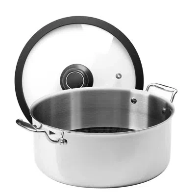 Frieling Ceramicqr, Stockpot 11" Dia In Silver
